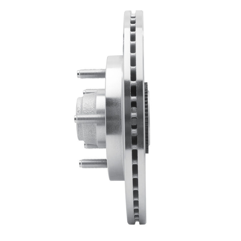 Ford F-150 Brake Rotor (1) - Front Right - R1 Concepts - Drilled & Slotted - Silver - `00-`04